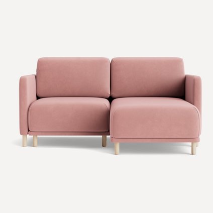Диван угловой Нордика мини Gesta Pink