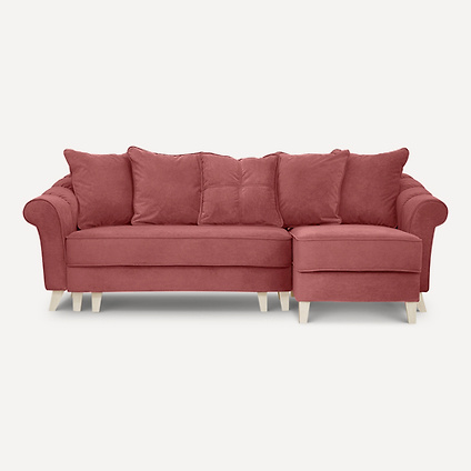Диван угловой Шеби Velvet Coral