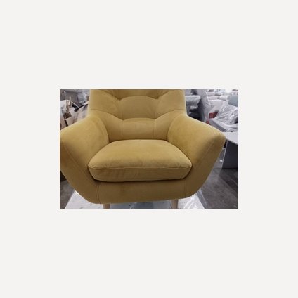 Кресло Витио Velvet Yellow